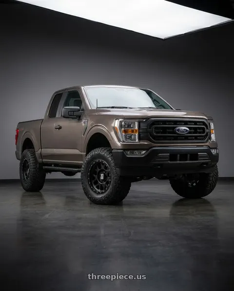 2019 Ford F-150 with XD XD127 BULLY 6X135 20X9 +18 SATIN BLACK WITH REINFORCING RING wheels
