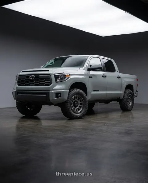 2018 Toyota Tundra with Vision Off-Road 111 Nemesis 5x150 20x9+18 Gunmetal wheels