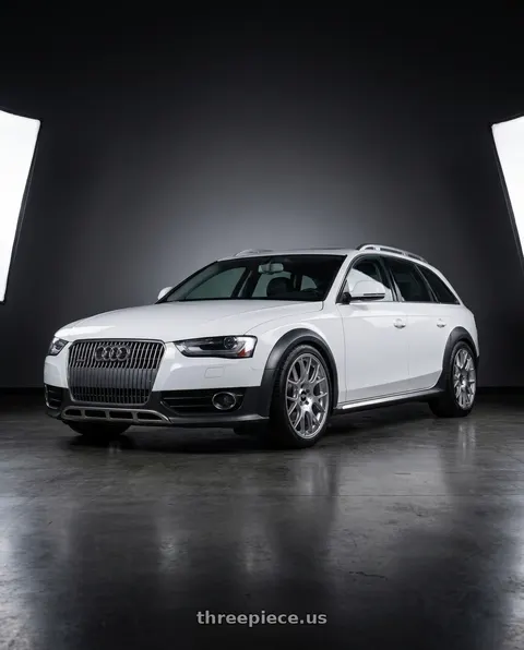 2016 Audi allroad with BBS CH-R 5x130 19x8.5 +51 Brilliant Silver Polished Rim Protector wheels