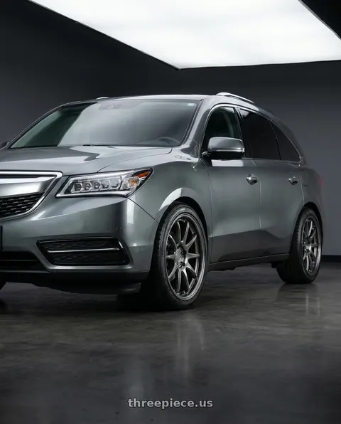2014 Acura MDX with Aodhan DS02 5x114.3 19x8.5+35 Hyper Black wheels