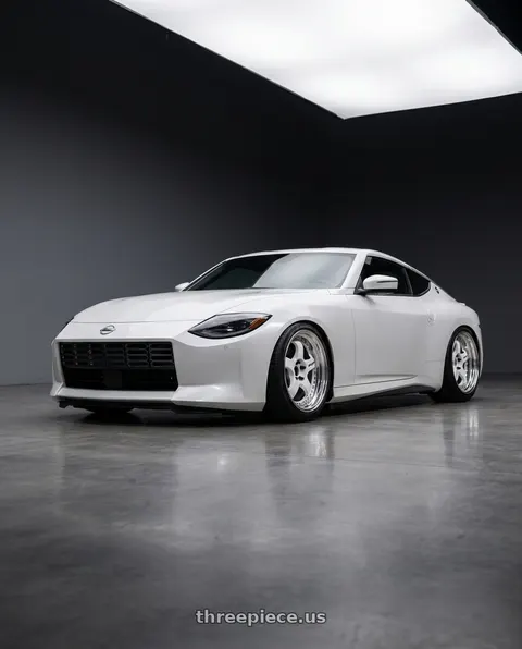 2026 Nissan Z with Work Meister S1 3P 5x114.3 19x10.5+16 A Disk White wheels