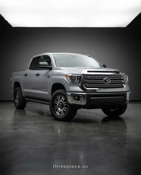 2021 Toyota Tundra 1794 Edition with Vision Off-Road 409 Inferno 5x150 17x8.5+0 Gloss Black Machined Face wheels