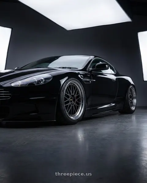 2009 Aston Martin DBS with BBS LM 5x114.3 18x8.0+35 Diamond Black wheels