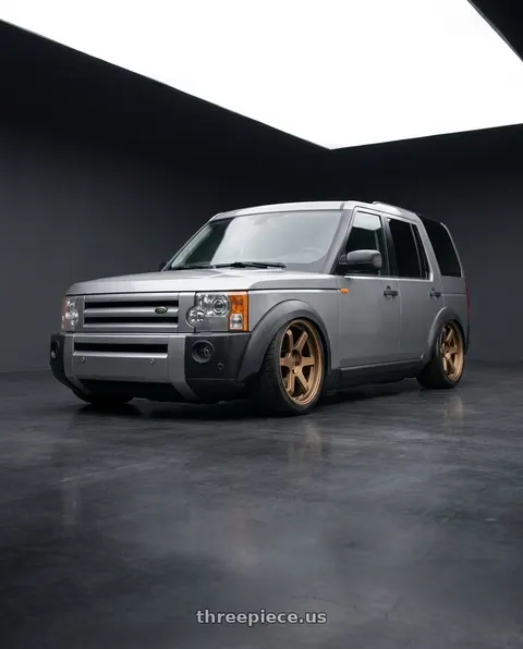 2004 Land Rover Discovery with 9six9 SIX-1 5x120 19X10 +35 Matte Bronze wheels