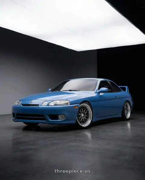 1995 Lexus SC300 with ESR Wheels SR SERIES SR01 5x100 18x9.5 +22 Gunmetal wheels