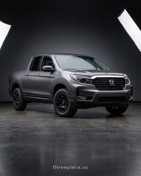 2021 Honda Ridgeline Sport with Black Rhino OVERLAND 5X120 17X8 +35 MATTE BLACK wheels