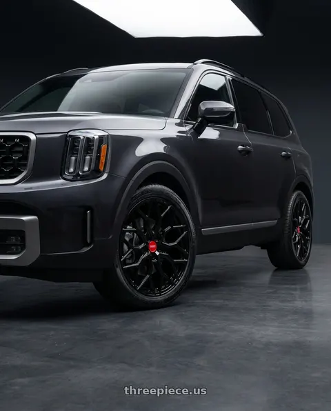 2025 Kia Telluride SX Prestige with VOSSEN HF-2 5X120 20x9 +35 GLOSS BLACK wheels