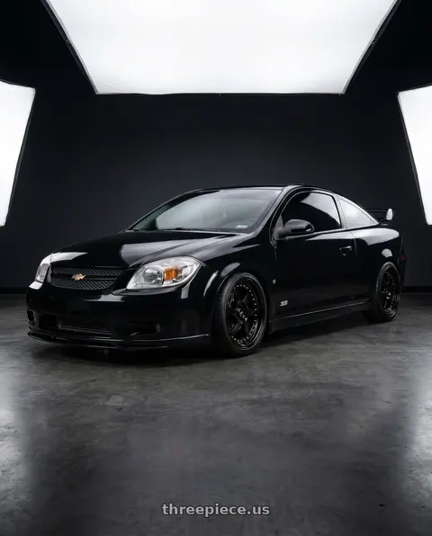 2009 Chevrolet Cobalt SS with Vors VR2 5x110 18x8  +35 All Black Gold Rivet wheels