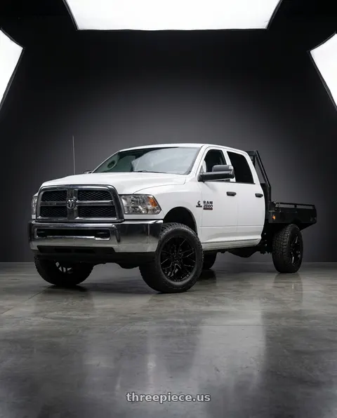2012 Ram 2500 with KATANA RACING KR01 5x112 18x8 +40 Glossy Black wheels