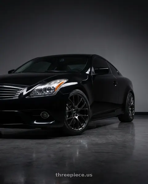 2013 INFINITI G37 with Volk Racing G16 M-SPEC 5x114.3 19x9.5 +36 PRESSED BLACK CLEAR wheels