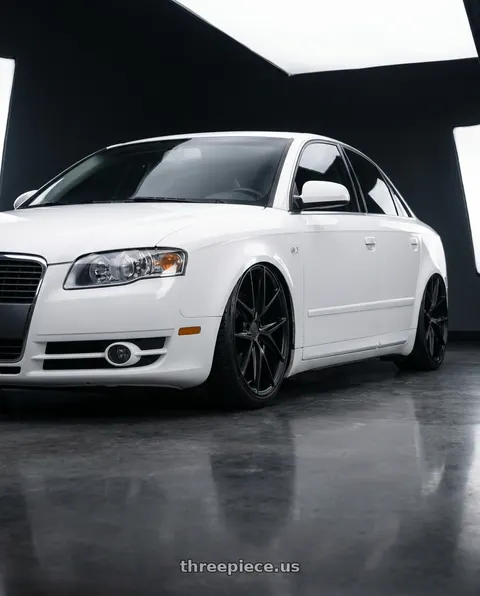 2010 Audi A4 with Niche 1PC M117 MISANO 5X112 19X8.5 +34 MATTE BLACK wheels