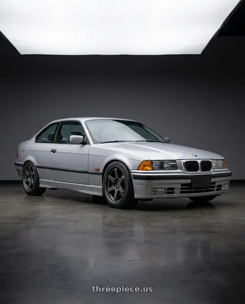 1999 BMW 328is with 9six9 SIX-1 5x112 18X8.5 +35 Carbon Gray wheels