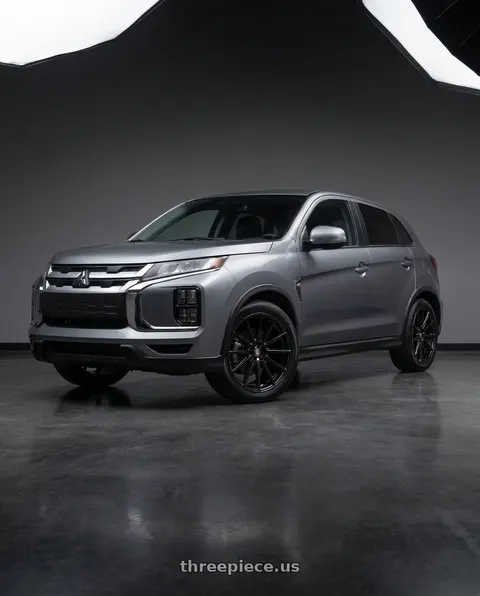2025 Mitsubishi Outlander Sport LE with Spec-1 SP-69 5x114.3/5x120 18x8 +38 Gloss Black wheels