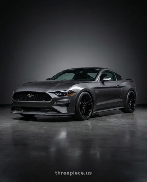 2020 Ford Mustang Shelby GT500 with American Racing AR941 MACH FIVE 5X114.3 20X11 +25 GLOSS BLACK wheels