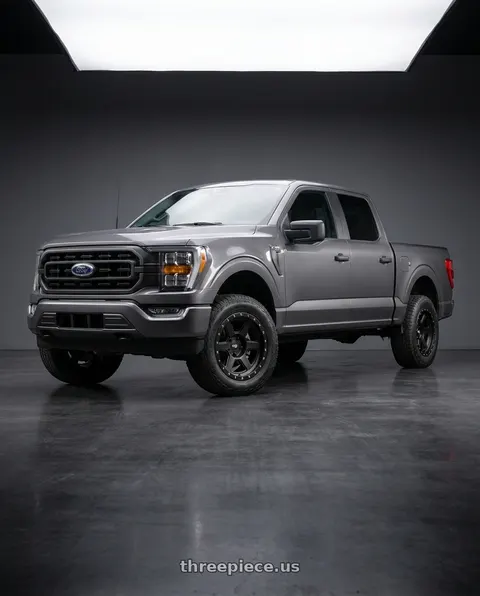 2021 Ford F-150 XL with Dirty Life Compound 9315 6x135 18x9-12 Matte Black wheels