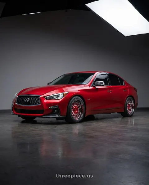 2022 INFINITI Q50 with Fittipaldi Offroad FA16MC 8x165.1 18x9 +12 Mirror Coat wheels