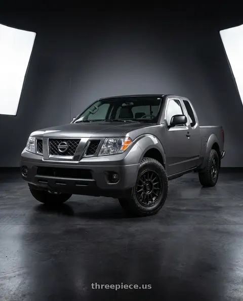 2021 Nissan Frontier SV with KMC KM542 IMPACT 6X114.3 17X8 +35 SATIN BLACK wheels