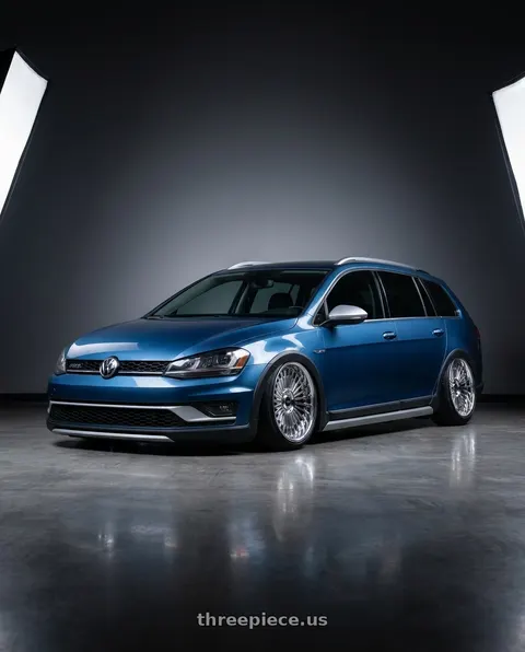 2017 Volkswagen Golf Alltrack with Work Emitz wheels