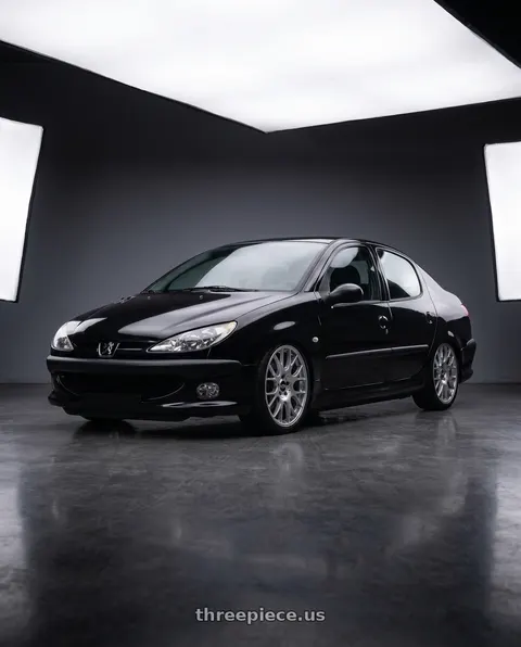 2011 Peugeot 206 SD with BBS CH-R 5x112 18x8.5 +38 Brilliant Silver Polished Rim Protector wheels