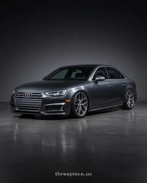 2023 Audi S4 with BBS CC-R 5x112 20x9.5+42 Graphite w/ Diamond Cut Face wheels