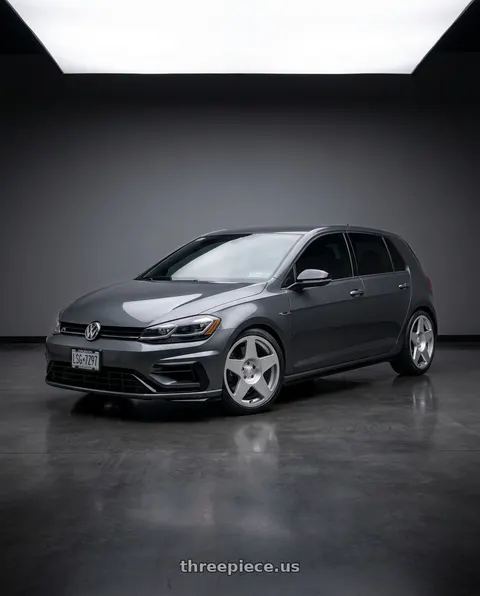 2019 Volkswagen Golf R with fifteen52 Tarmac 5x108 18X8.5 +42 SPEED SILVER (GLOSS SILVER) wheels
