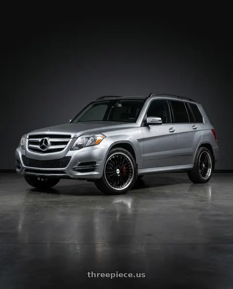2015 Mercedes-Benz GLK350 4Matic with TSW SILVERSTONE 5X112 20X8.5 +35 GLOSS BLACK W/ MIRROR CUT LIP wheels