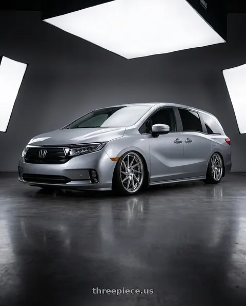 2024 Honda Odyssey with Work Gnosis Cvs 5x120 20x8.5+45 H Disk Buff Finish wheels