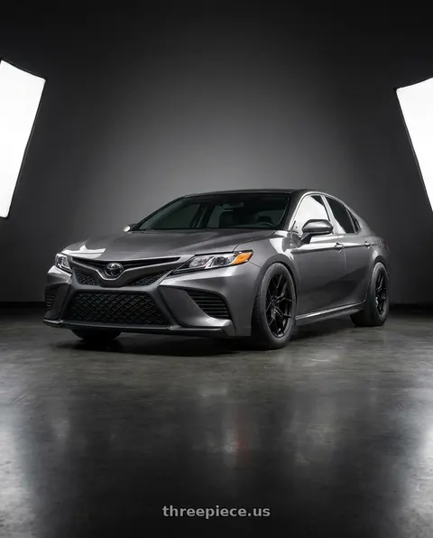2020 Toyota Camry SE with Asanti Black ABL-37 MONARCH 5X114.3 20X9 +38 SATIN BLACK wheels