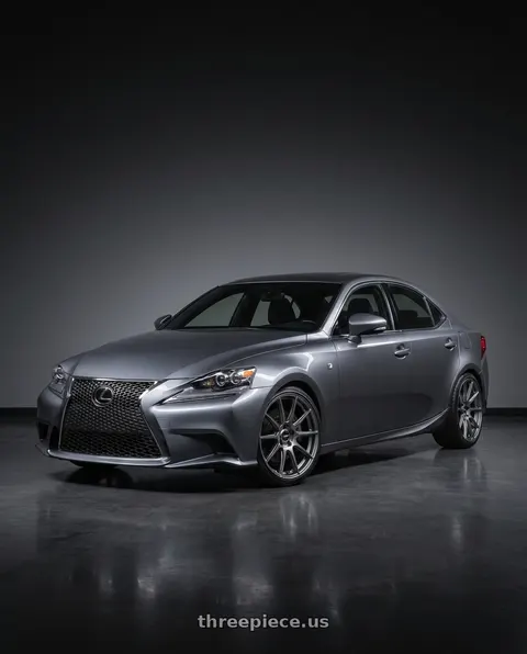 2017 lexus is with Enkei PF09 5x114.3 18x9.5+40 Dark Silver wheels