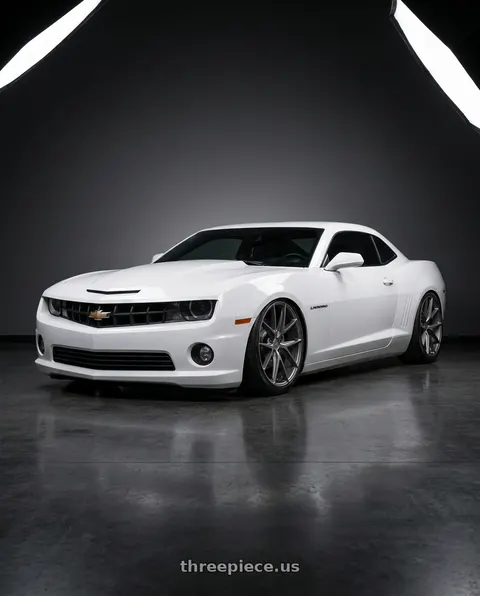 2014 Chevrolet Camaro with Niche 1PC M116 MISANO 5X120 20X10.5 +35 MATTE GUN METAL wheels
