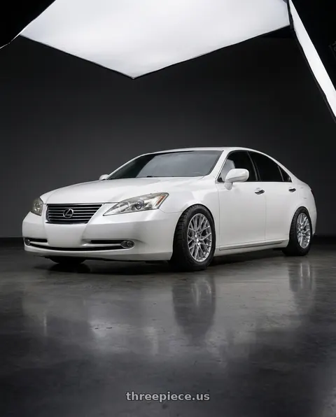 2007 Lexus ES350 with TSW SEBRING 5X114.3 19X8.5 +20 SILVER W/  MIRROR CUT FACE wheels