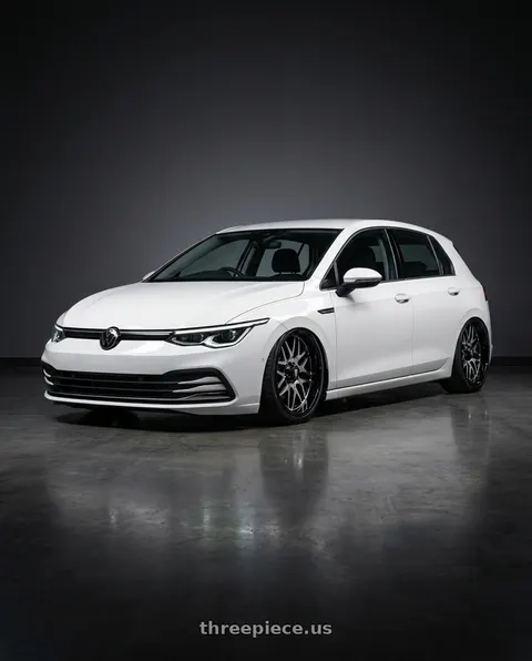 2024 Vw golf 8 280etsi with American Truxx Grind AT151 5x127 20x9+12 Gloss Black/Machined wheels