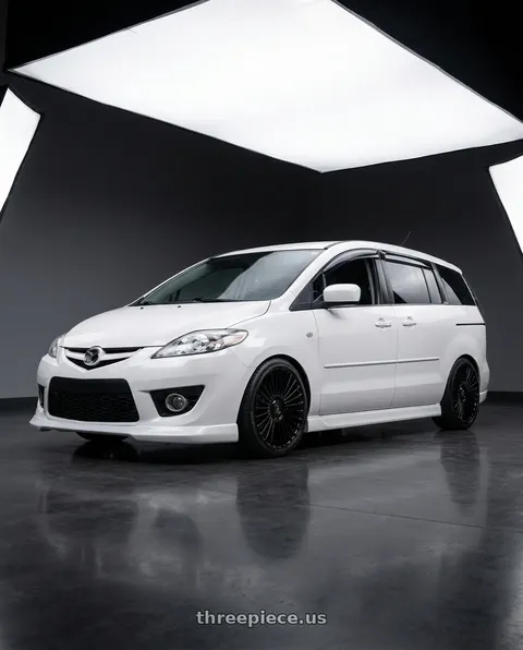 2010 Mazda 5 with DOLCE LUXURY TRENTO 6x135/6x139.7 22x9.5 +18 Glossy Black wheels
