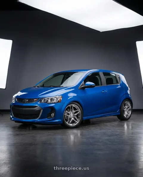 2020 Chevrolet Sonic with Helo HE919 5X105 17X7.5 +38 CHROME wheels