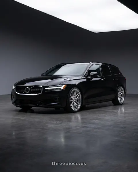 2020 Volvo V60 T5 R-Design with Work Gnosis Cvx 5x108 20x9+38 O Disk Composite Buffed And Brushed wheels