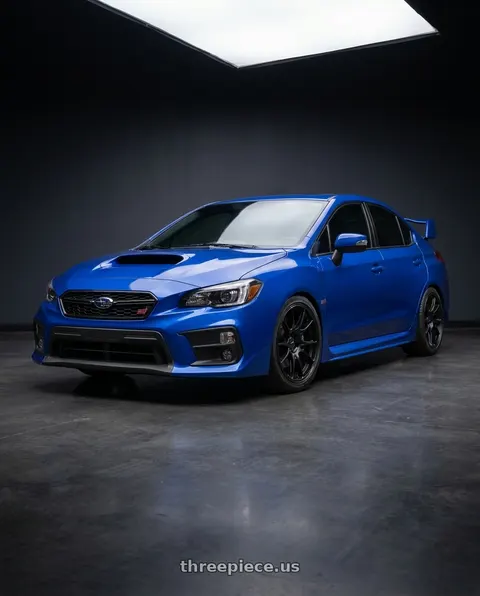 2018 Subaru WRX STI with Enkei GTC02 5x114.3 18x8+45 Matte Black wheels