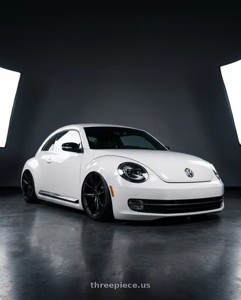 2016 Volkswagen Beetle with Niche 1PC M117 MISANO 5X112 18X8 +30 MATTE BLACK wheels