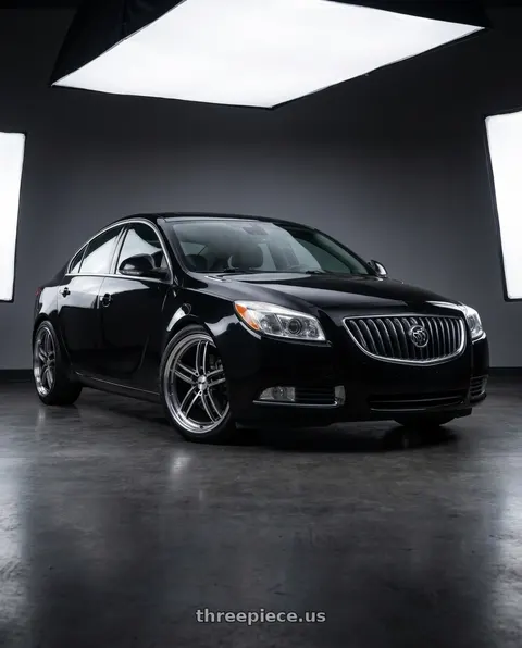 2013 Buick Regal Premium with TSW SUZUKA 5X120 20X8.5 +35 GLOSS GUNMETAL W/ MIRROR CUT FACE & LIP wheels