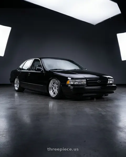 1996 Chevrolet Impala SS with ESR Wheels CS SERIES CS15 5x100 18x10.5 +22 Hyper Silver wheels