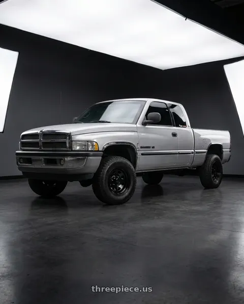 1998 Dodge Ram 2500 with Vision HD 84H 8x165.1 17x9-12 Gloss Black wheels