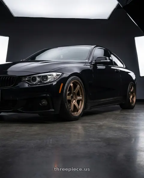 2014 BMW 435i with Volk Racing TE37 Saga S-Plus 5x114.3 18x9.0 +35 Bronze wheels