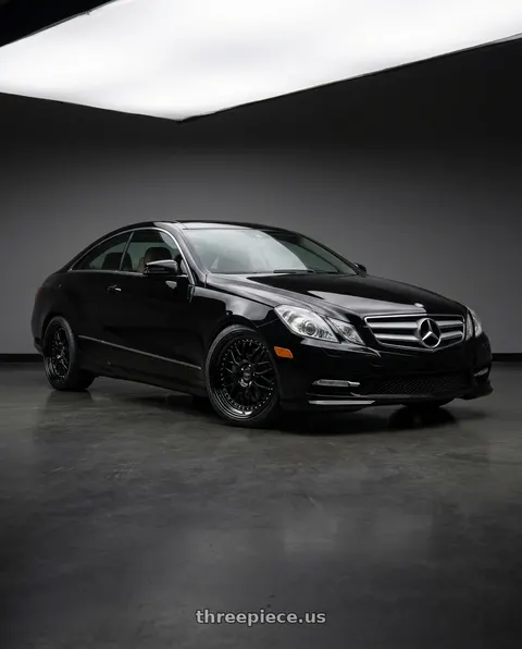 2013 Mercedes-Benz E350 4Matic with ESR Wheels SR SERIES SR01 5x112 19x8.5 +30 Gloss Black wheels