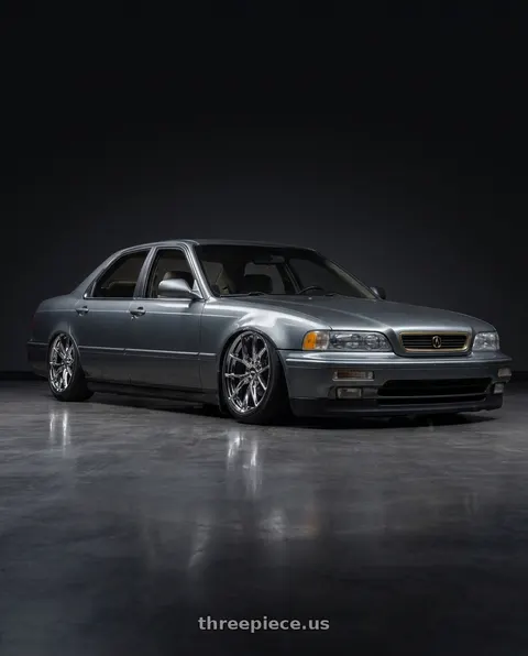 1993 Acura Legend with ESR Wheels RF2 5x114.3 18x9.5 +35 Vacuum Chrome wheels