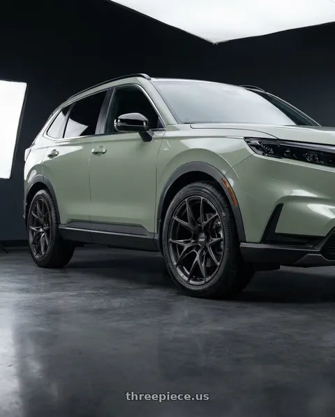 2026 Honda CR-V with Versus VERSUS VV21S 5x114.3 18x8+45 Matte Super Dark Gunmetal wheels