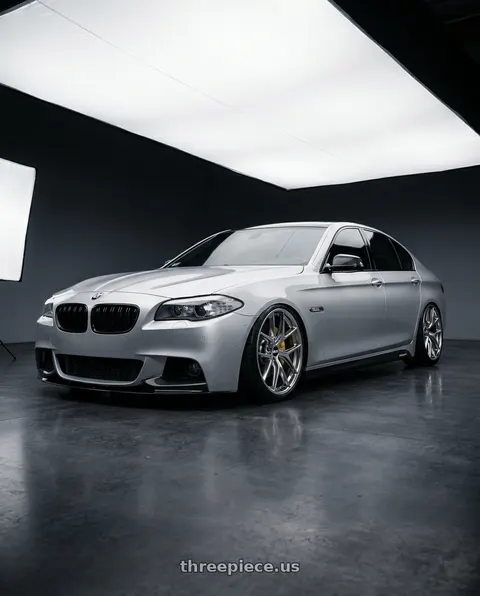 2012 BMW 550i with BBS CI-R 5x120 20x11.5 +52 Ceramic Polished Rim Protector wheels