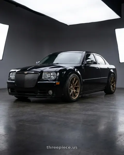 2007 Chrysler 300 with OE Wheels DG21 5x115 20x11-2.5 Bronze wheels