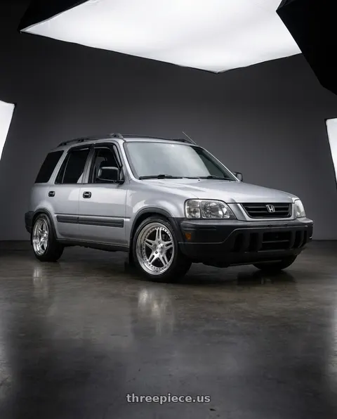 2000 Honda CR-V with CCW SA52 5x114.3 16x7.5 +45 Polished wheels