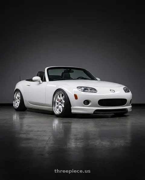 2007 Mazda MX-5 Miata with Work Emotion Rs11 2p wheels