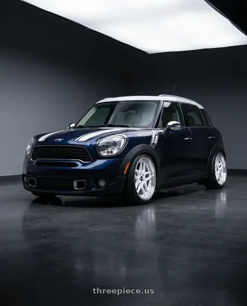 2012 Mini Countryman with ESR Wheels CS SERIES CS15 5x108 19x10.5 +22 Gloss White wheels