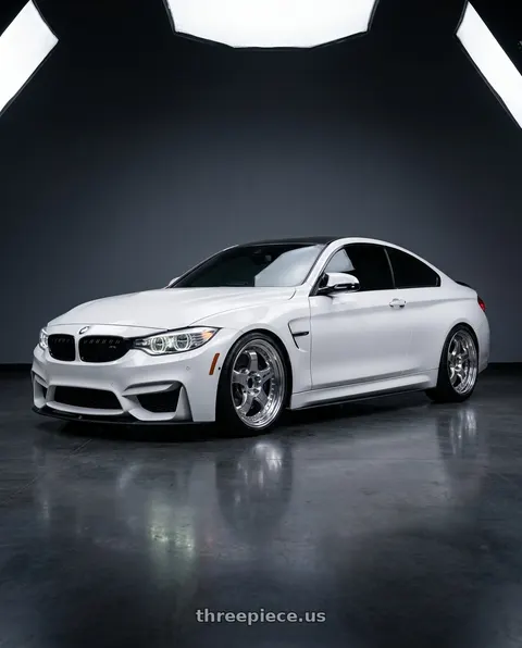 2015 BMW M4 with Work Meister S1 3P wheels
